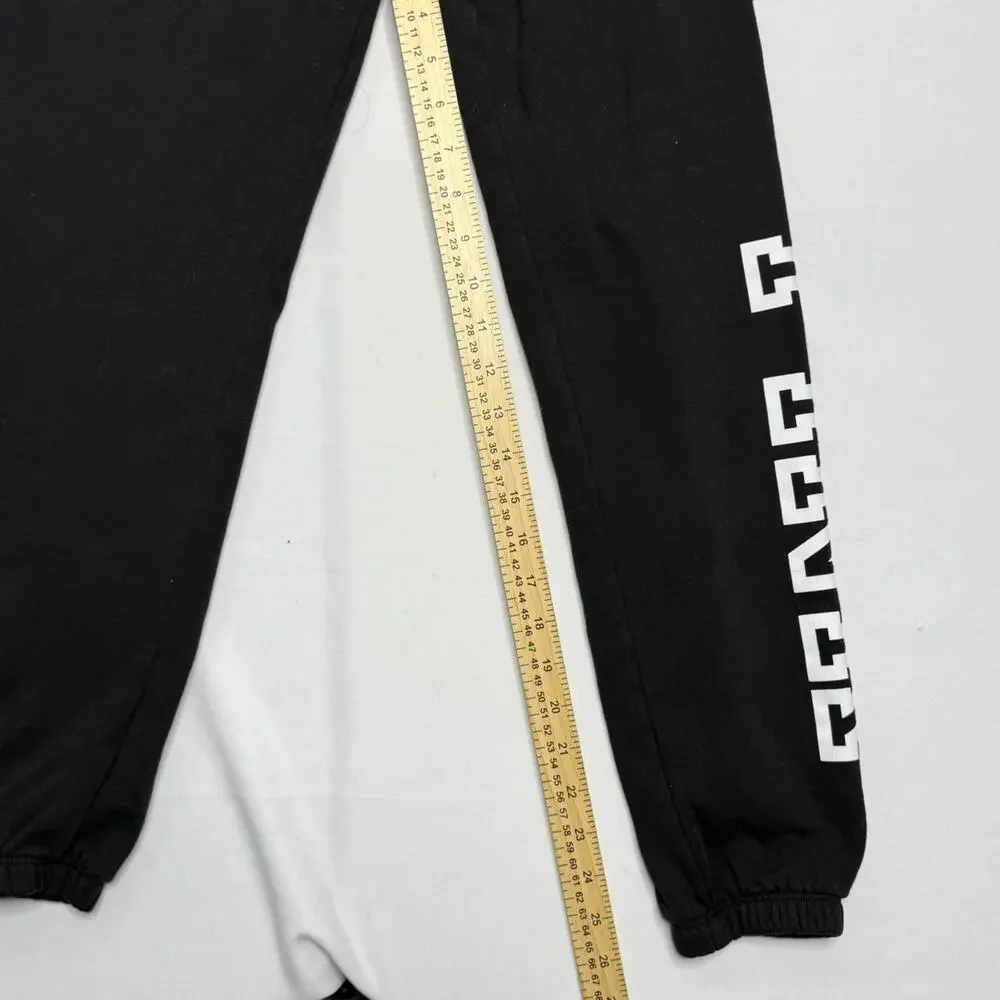 PINK Victorias Secret Black Cotton Sweatpants Size XS - Picture 7 of 7